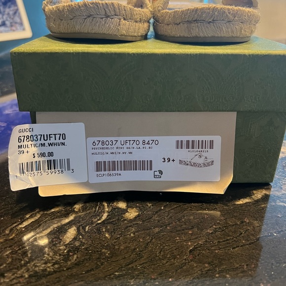 Authentic Gucci Monogram Espadrilles - Picture 2 of 12